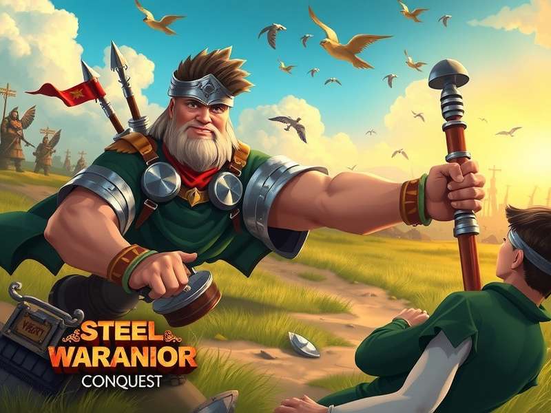 Steel Warrior Indian Conquest Game Banner